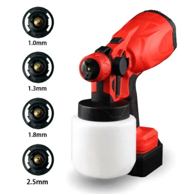 Portable Rechargeable Electric Spray Gun Airless Paint Sprayer for Watering Flowers Battery Powered Wireless Painting Tool