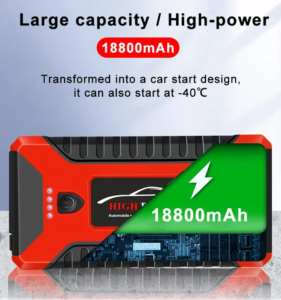 Hot Sale 12 V Portable Car Jump Starter Booster Power Bank With Air Pump Tyre Compressor Inflator for Car Shutdown Flame Out